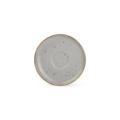 [740741] Untertasse Collect aus Porzellan, 12 cm, grau