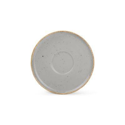 [740743] Untertasse Collect aus Porzellan, 15 cm, grau