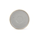 Untertasse Collect aus Porzellan, 15 cm, grau