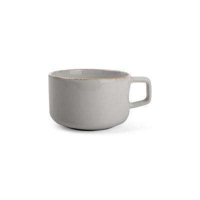 [740744] Tasse Collect aus Porzellan, 33 cl, grau
