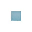 Teller Collect aus Porzellan, 11 x 11 cm, blau