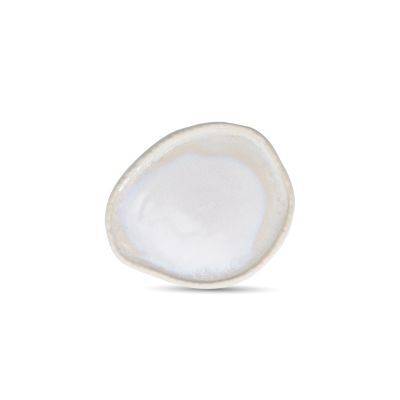 [609001] Flacher Teller reine Icon, 21 x 18 cm, perle