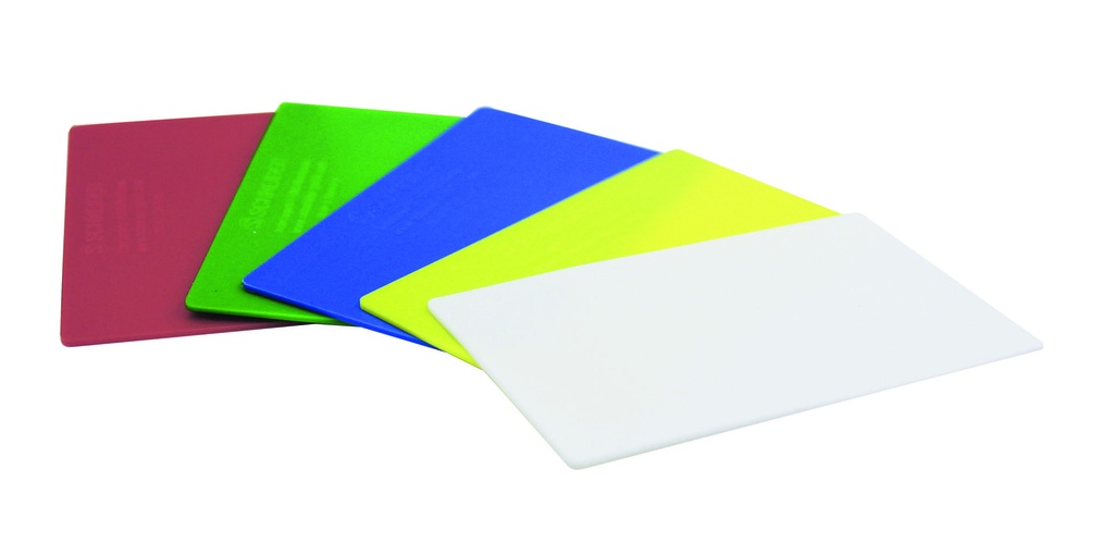 [690000] Einsteckkarten-Set, LDPE, 85 x 49 mm, 5-farbig