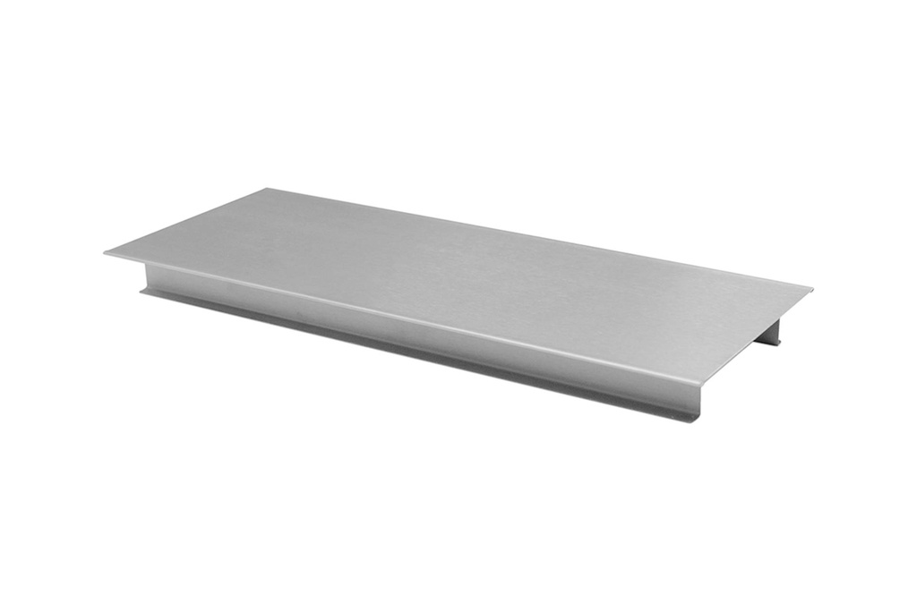 [154020] Tortenplatte aus Edelstahl, 395 x 160 mm