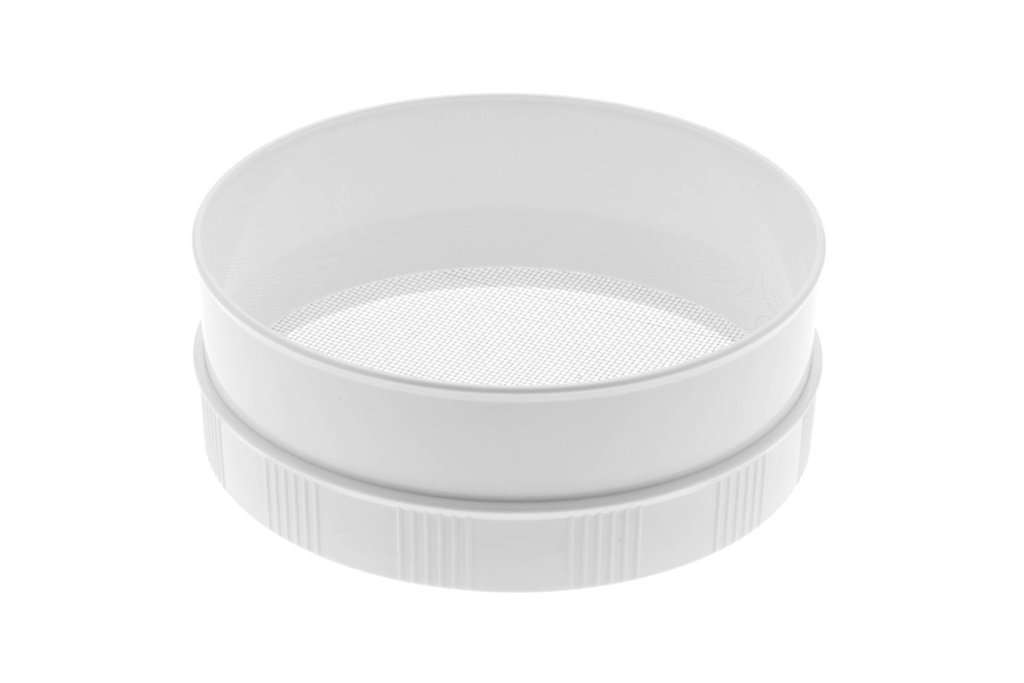 [200630] Mehl- und Zuckersieb aus Kunststoff, Ø 305 mm, weiß