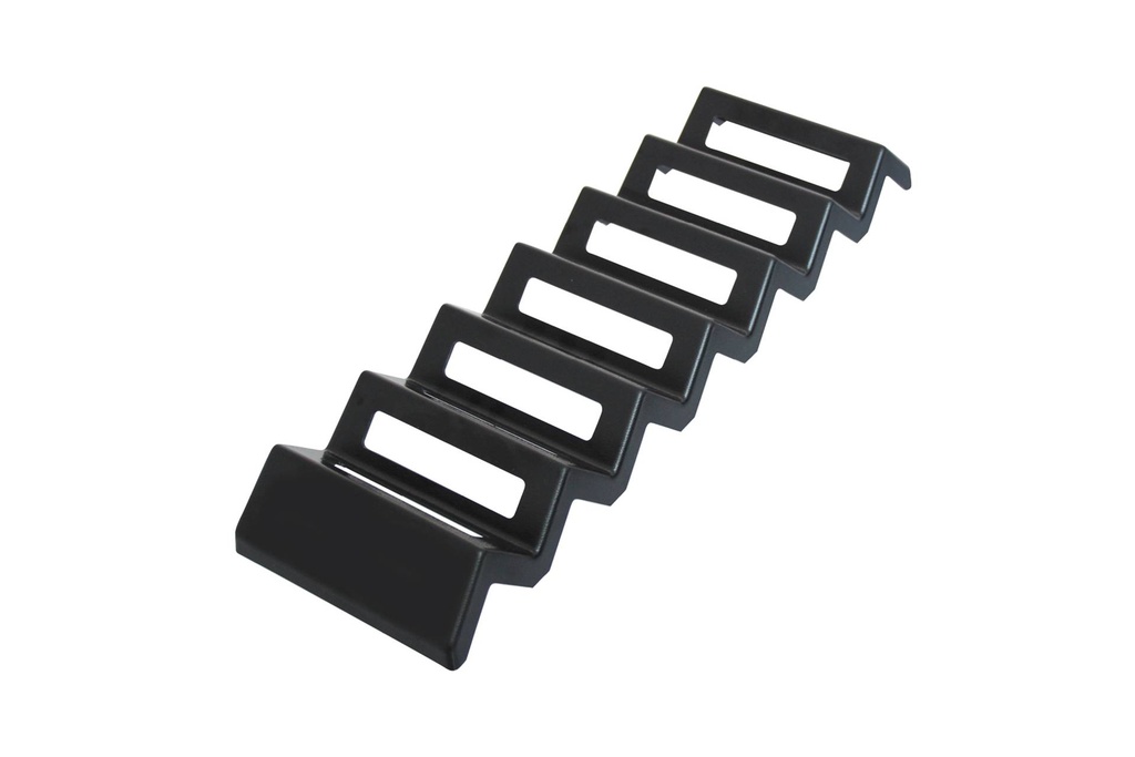 [227650] Snack-Verkaufsständer aus ABS, 560 x 168 x 58 mm, schwarz