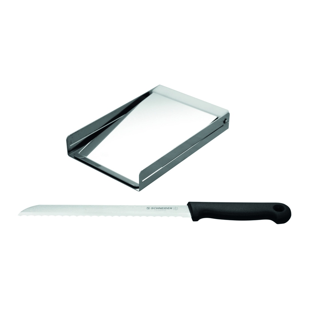 [154810] Brezel-Schneide-Set aus Edelstahl, 310 × 125 mm