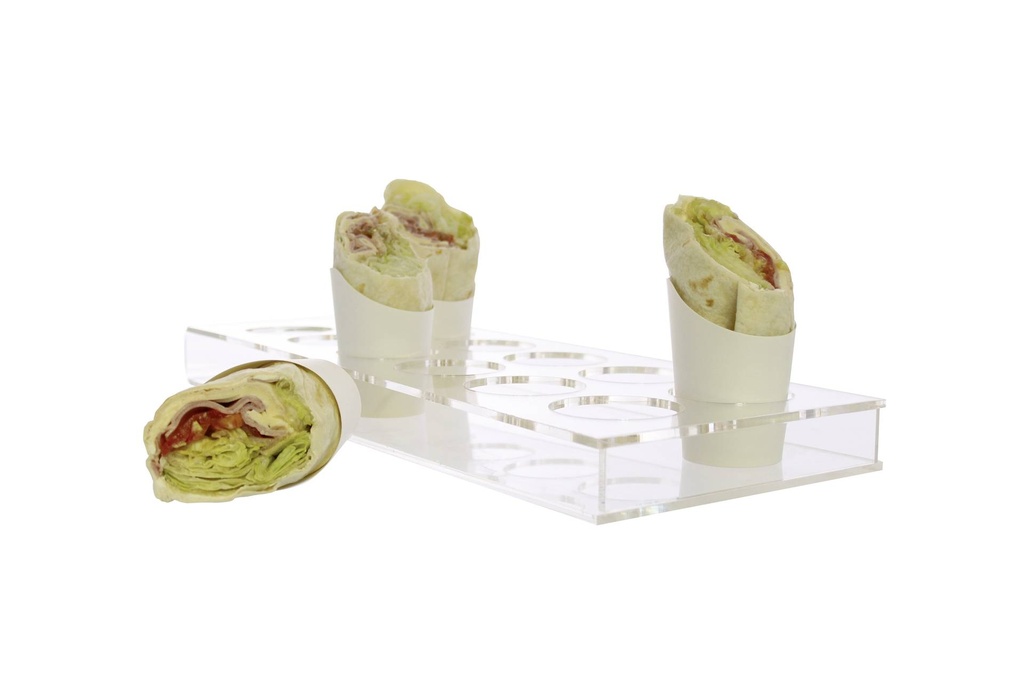 [172520] Wrap-Halter aus Acryl, 560 x 195 x 50 mm