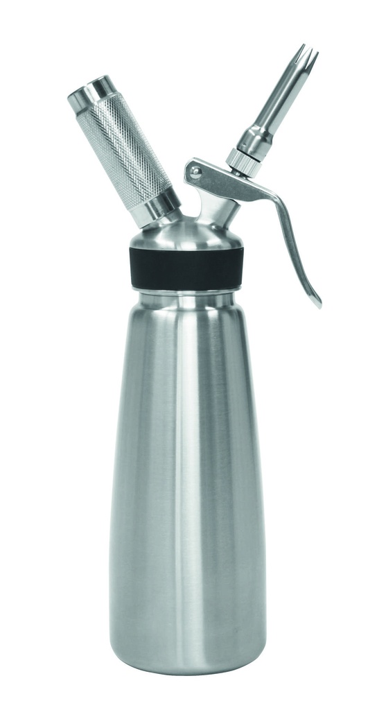 [196050] Sahnespender aus Edelstahl, 0,5 l