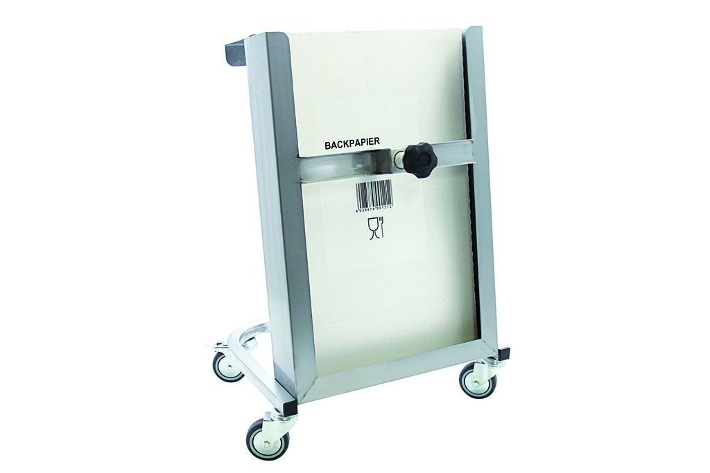 [202091] Fahrgestell für Backtrennpapier aus Edelstahl, 570 x 780 mm