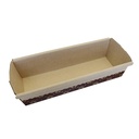 Backform aus Papier, 225 x 70 x 65 mm