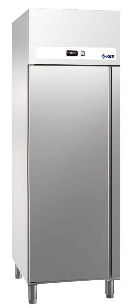 [60521012] KBS Edelstahl-Gewerbe-Tiefkühlschrank Ready TKU 707 Türanschlag links