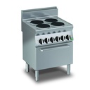 KBS Elektro-Herd mit 4 Kochplatten und Umluftbackofen