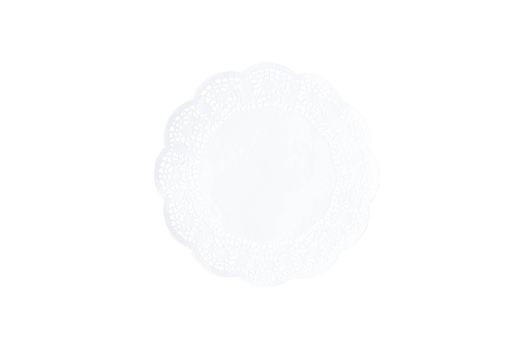 Tortenspitzen aus Papier, Ø 300 mm, weiß, 100 Stück
