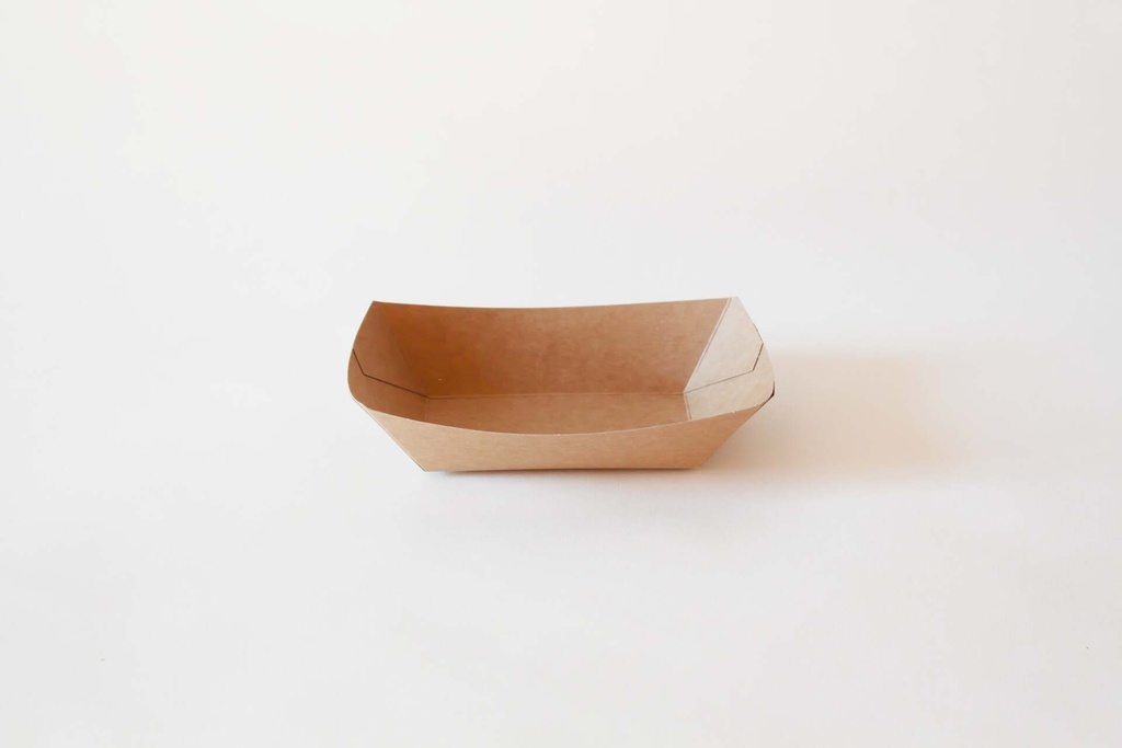 [391360] Foodtray S Hartpapier 100x60x40mm Braun 1000 Stk.
