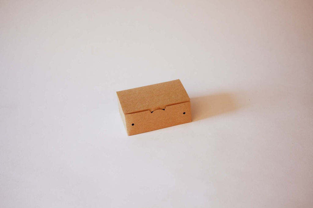 [694310] Fingerfood-Box 116×73×45 mm – 500 Stück, braun