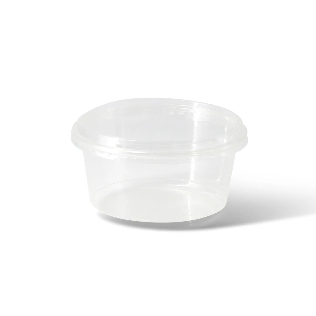 [611833 611834] Deli Becher PLA Ø143mm 700ml 600 Stück mit Deckel PLA / Transparent / 600 Stk.