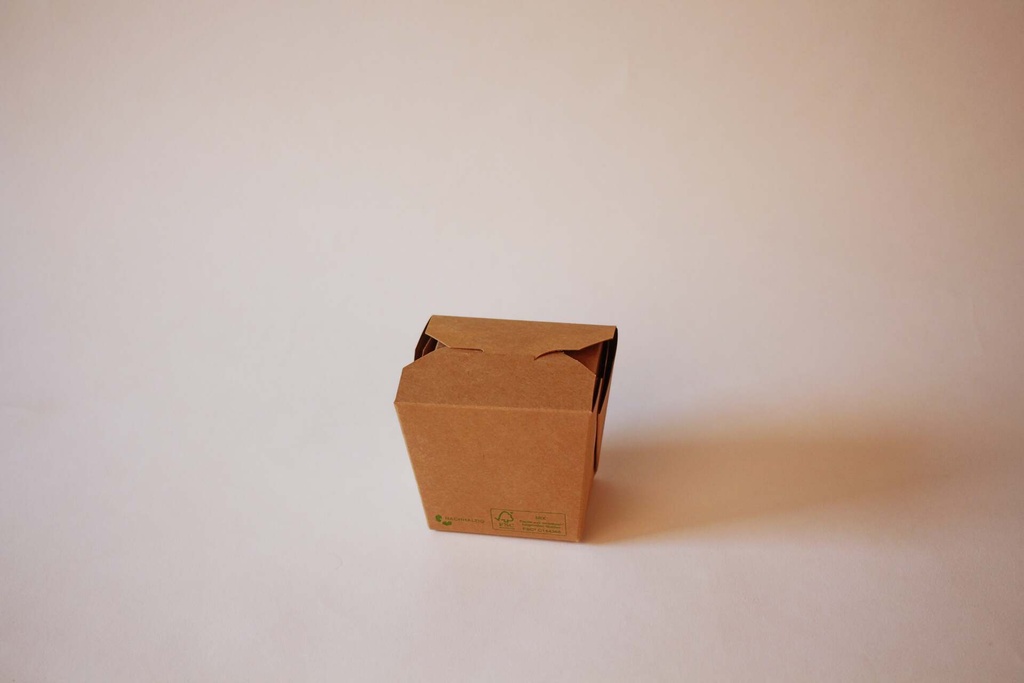 [697980] Foodbox eckig 500 ml – 500 Stück, braun