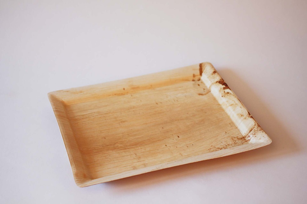 [314789] Tablett Palmblatt GN 1/2 – 100 Stück, 32,5×26,5 cm