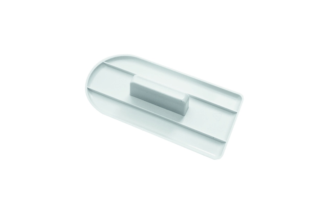 [166130] Glätter für Fondant aus Kunststoff, 160 x 80 mm, weiß