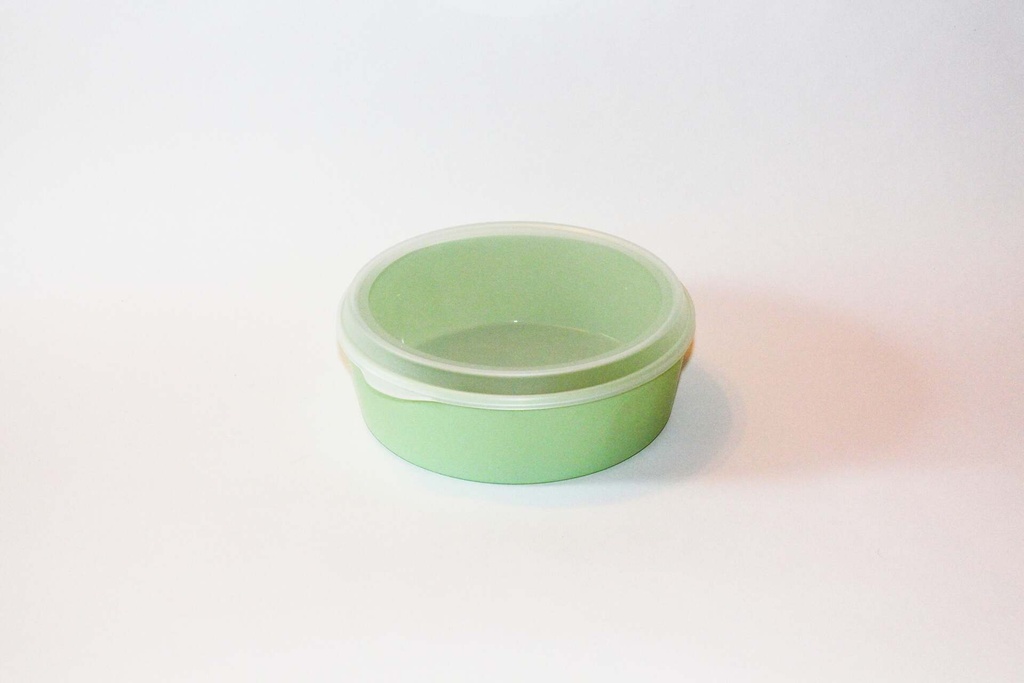 [622669 622671] Food Bowl Ø200x60mm/1200ml mit Deckel / avocadogrün / 48 Stk.