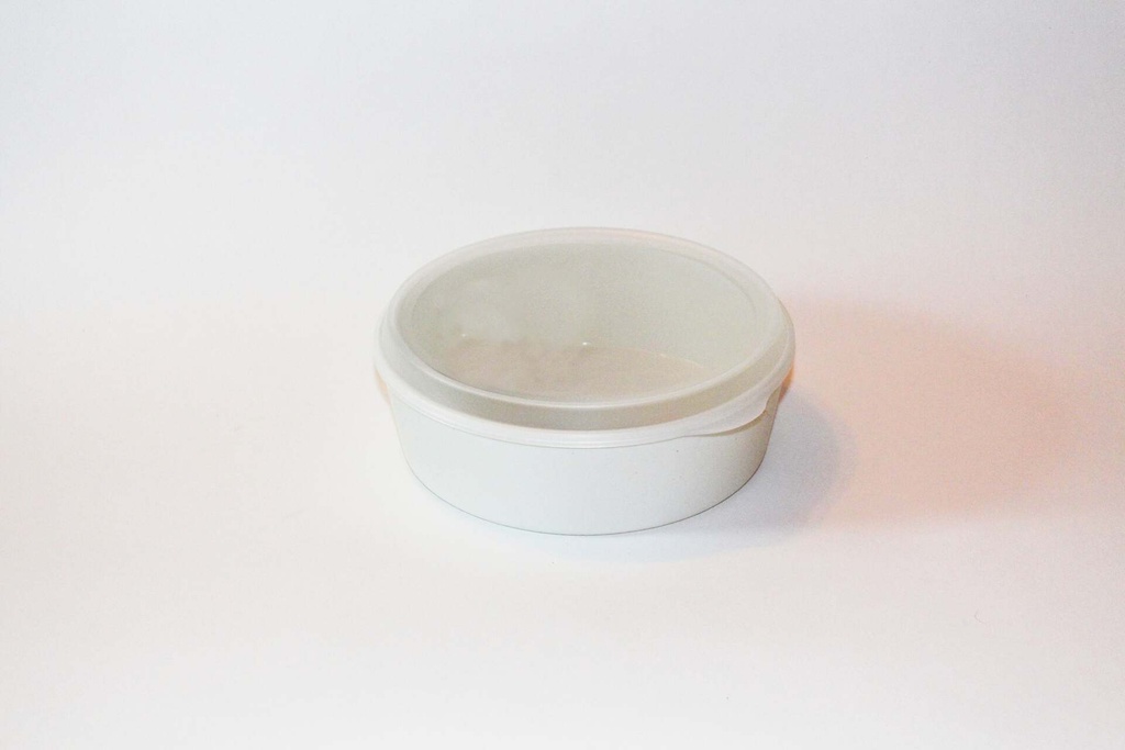 [622667 622671] Food Bowl Ø200x60mm/1200ml mit Deckel / cremeweiß / 48 Stk.