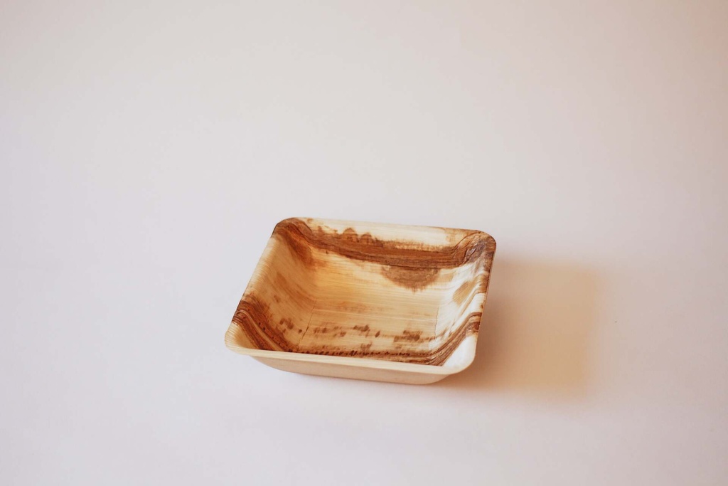 [314856] Palmblatt Schale eckig 600ml – 300 Stück