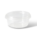 PLA Becher Ø121mm 360ml – 1000 Stück mit Deckel PLA / Transparent / 1000 Stk.