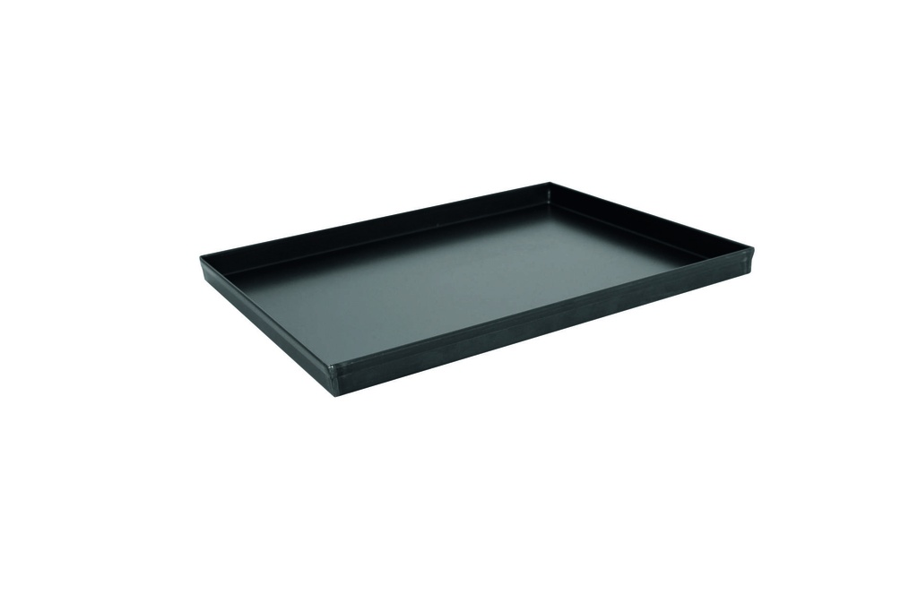 [997903] Pizzablech aus Blaustahl, 400 x 300 x 25 mm