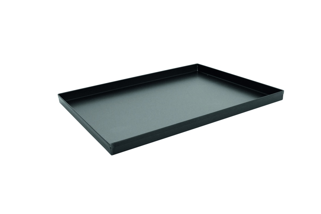 [997902] Pizzablech aus Blaustahl, 500 x 350 x 25 mm