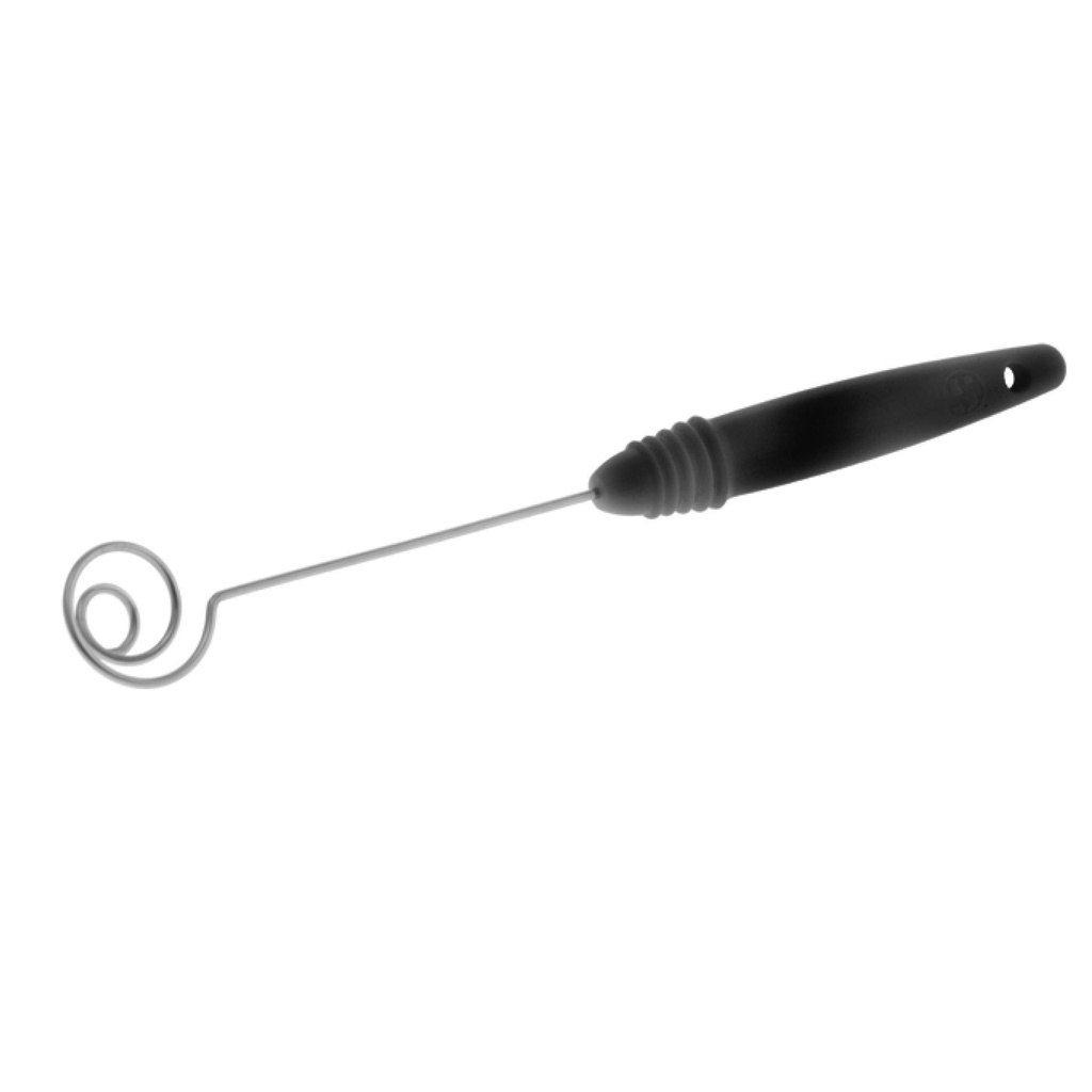 [199125] Pralinen-Tunkgabel aus Edelstahl, 190 mm, schwarz