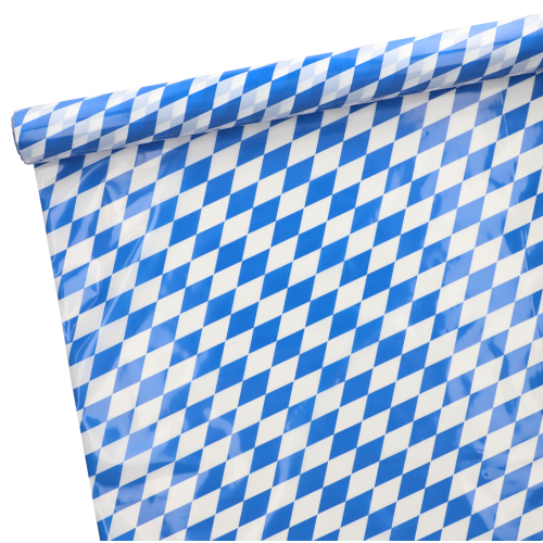 [11197] 6 x Tischdecke, Folie 20 m x 1 m "Bayrisch Blau"