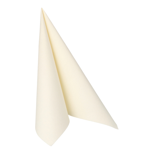 [11621] 5 x 50 Servietten "ROYAL Collection" 1/4-Falz 40 cm x 40 cm champagner