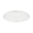 6 x 50 Deckel für Salatschalen, R-PET rund Ø 18 cm · 1,5 cm klar