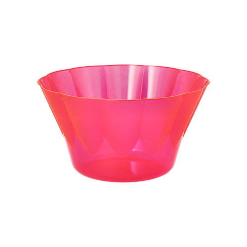[12171] 4 x 54 Eis- und Dessertschalen, PS rund 400 ml Ø 12 cm · 7 cm pink
