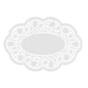 10 x 500 Mokkadeckchen oval 24 cm x 16,5 cm weiss