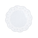 20 x 100 Tortenspitzen rund Ø 18 cm weiss