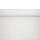 5 x Papiertischtuch mit Damastprägung 50 m x 1 m weiss