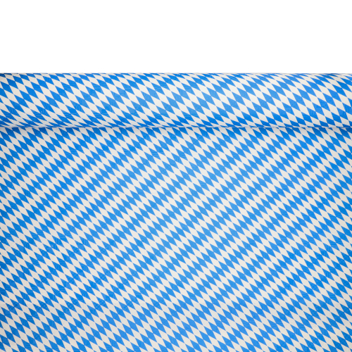 [12544] 5 x Papiertischtuch mit Damastprägung 50 m x 1 m "Bayrisch Blau"