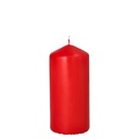 10 x Stumpenkerze Ø 60 mm · 130 mm rot