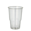 30 x 70 Kaltgetränkebecher, PLA "pure" 0,25 l Ø 7,8 cm · 11 cm glasklar mit Schaumrand