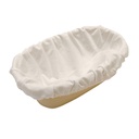 Gärtuch aus Baumwolle, 130 x 350 mm, weiß