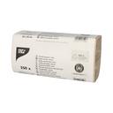 20 x 250 Blatt Handtuchpapier V-Falz 23 cm x 25 cm natur Zick Zack, 1-lagig