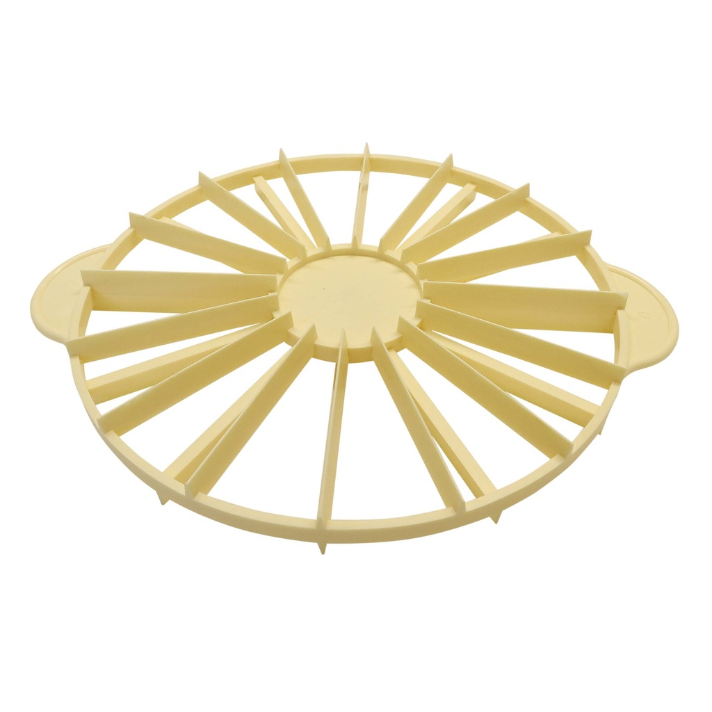 [220120] Tortenteiler aus PP, elfenbein, 12/16-teilig