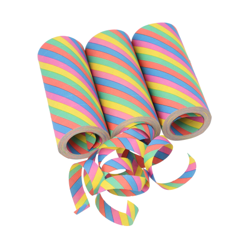 [18858] 10 x 3 Riesenluftschlangen 15 m "Rainbow" flammhemmend