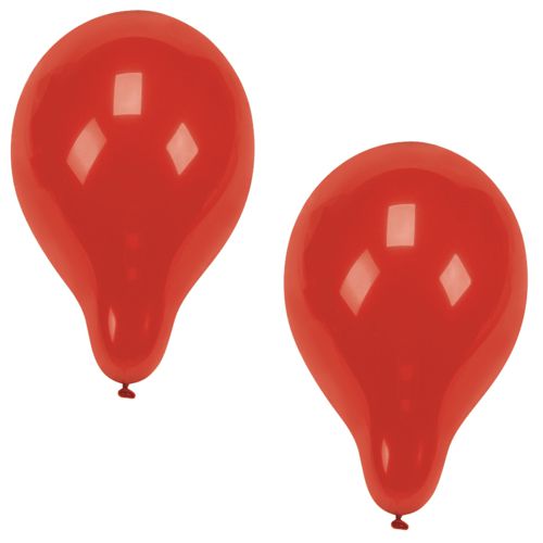 [18950] 5 x 100 Luftballons Ø 25 cm rot