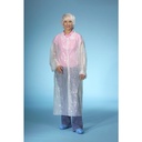 20 x 10 Besucherkittel, HDPE 150 cm x 125 cm weiss