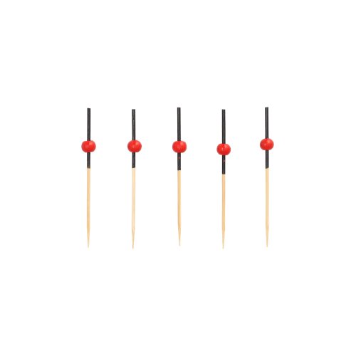 [19810] 15 x 40 Fingerfood - Picker 7 cm "Red Pearl"