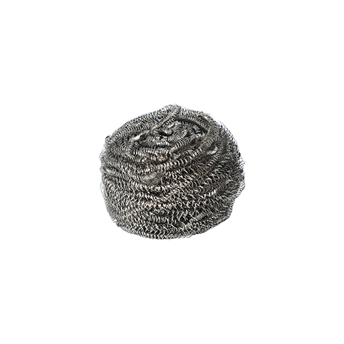 [19963] 14 x 8 Spiraltopfreiniger, Edelstahl Ø 7,5 cm · 6 cm , kratzend