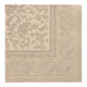 5 x 50 Servietten "ROYAL Collection" 1/4-Falz 40 cm x 40 cm sand "Ornaments"